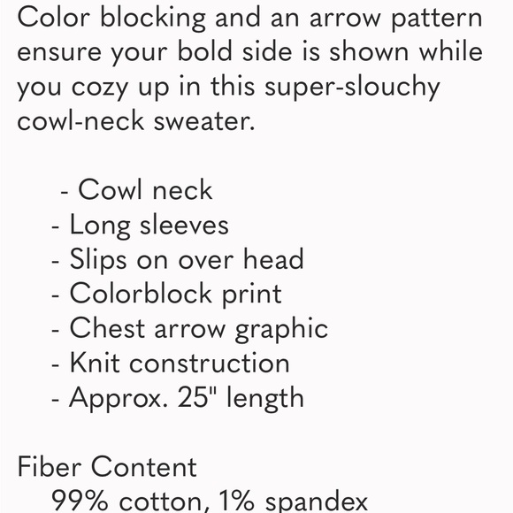 Free People Rust Orange Pele Combo Pullover Cowl Neck Greater Than Sweater M - Picture 14 of 14